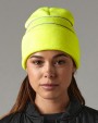 Bonnet, Écharpe & Gant personnalisable BEECHFIELD Enhanced-Viz Knitted Hat