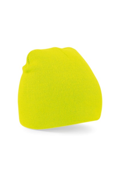 BEECHFIELD Bonnet Beanie original Pull-On fluorescent yellow personnalisable