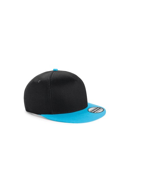 BEECHFIELD YOUTH SIZE SNAPBACK noir/bleu surf personnalisable