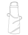 LINK KITCHENWEAR Barbecue Apron XL Sublimation Schürze personalisierbar