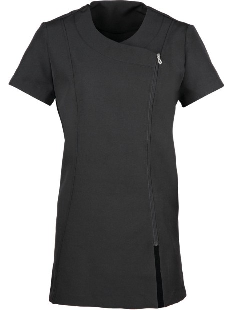 PREMIER Tunique zippée "Camellia" noir/noir personnalisable