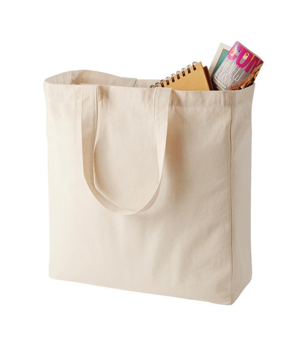 Tote bags QUADRA Canvas Classic Shopper voor bedrukking &amp; borduring
