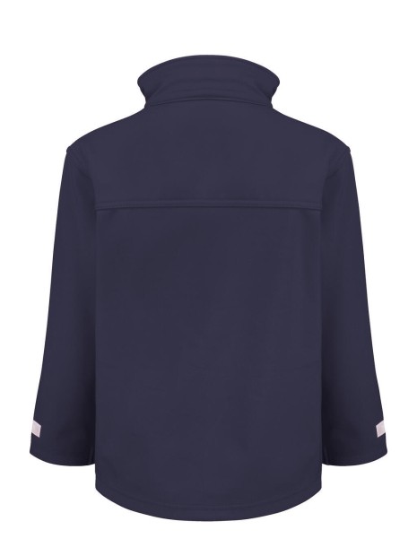 RESULT Junior/Youth Classic Soft Shell bleu marine personnalisable