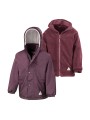 RESULT Junior Reversible Stormproof Jacket Burgundy/Burgundy personnalisable