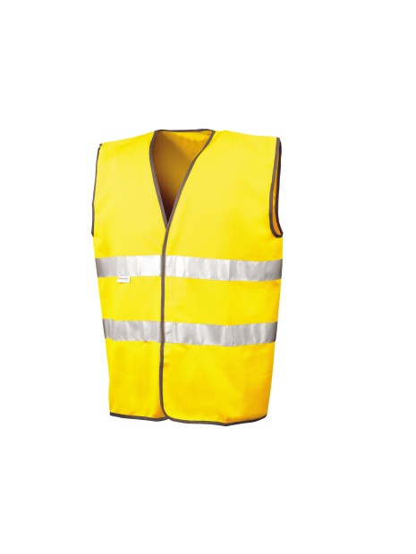 RESULT MOTORIST SAFETY VEST fluo yellow personnalisable