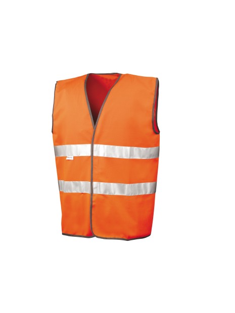 RESULT MOTORIST SAFETY VEST flo orange personnalisable