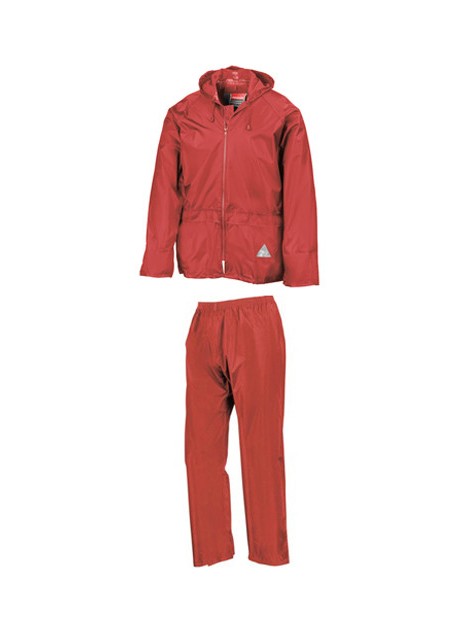 RESULT Jacket & Trouser Set rouge personnalisable