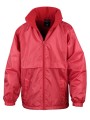 RESULT CORE Junior Microfleece Lined Jacket rouge personnalisable