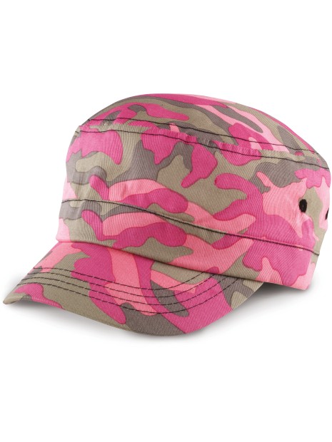 RESULT Casquette Urban Camo rose camo personnalisable