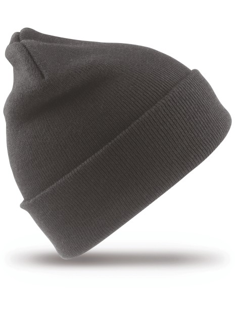 RESULT Bonnet de ski Woolly gris personnalisable