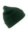 RESULT Bonnet de ski Woolly vert bouteille personnalisable