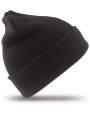 RESULT Bonnet de ski Woolly noir personnalisable