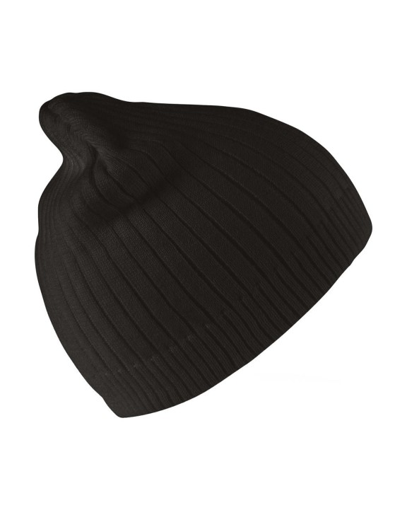 RESULT Delux Double Knit Cotton Beanie Hat Mütze, Schal & Handschuh personalisierbar