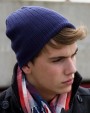RESULT Delux Double Knit Cotton Beanie Hat Mütze, Schal & Handschuh personalisierbar