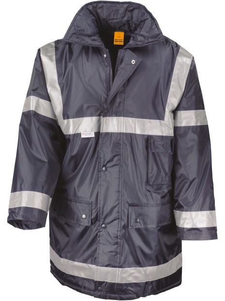 RESULT Parka "Management" bleu marine personnalisable