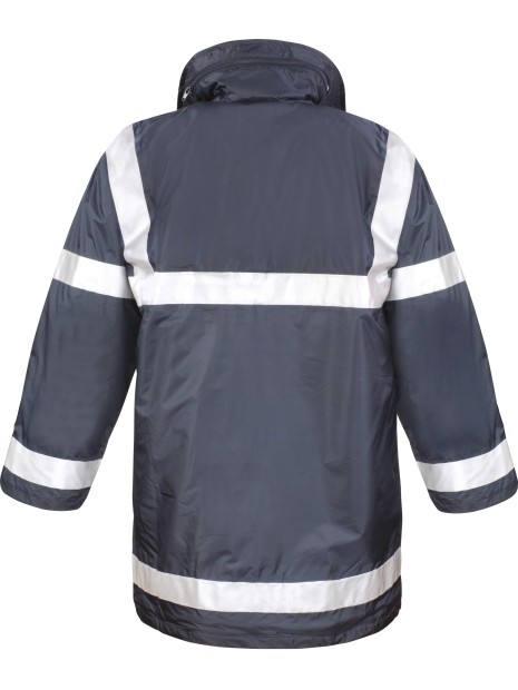 RESULT Parka "Management" bleu marine personnalisable