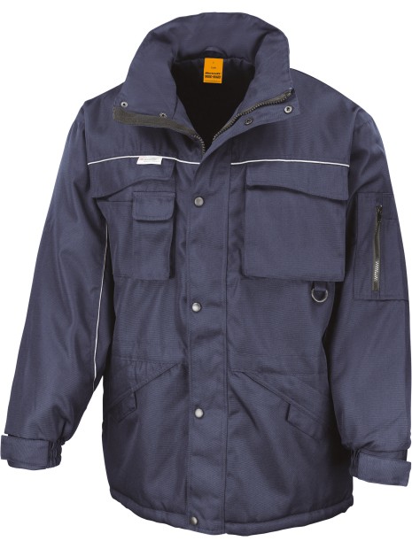 RESULT Parka Heavy Duty bleu marine personnalisable