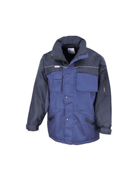 RESULT Parka Heavy Duty royal/marine personnalisable