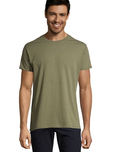 T-Shirts à personnaliser SOL'S Imperial Fit khaki chiné
