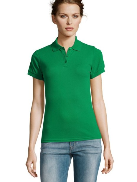 Polos à personnaliser SOL'S Prime Women vert prairie