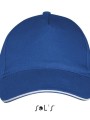 Casquettes à personnaliser SOL'S Long Beach royal/blanc