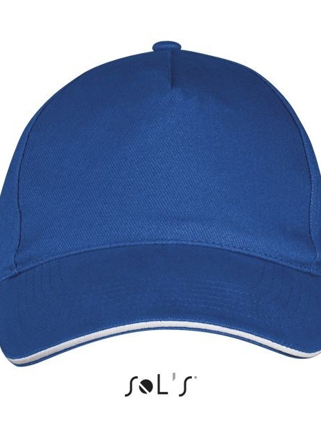 Casquettes à personnaliser SOL'S Long Beach royal/blanc
