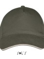 Casquettes à personnaliser SOL'S Long Beach army/beige