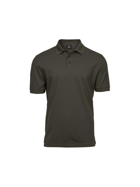 TEE JAYS LUXURY STRETCH POLO Dark Olive personnalisable