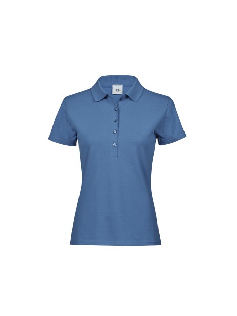 TEE JAYS LADIES LUXURY STRETCH POLO bleu ocean personnalisable