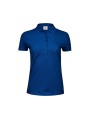 TEE JAYS LADIES LUXURY STRETCH POLO INDIGO BLUE personnalisable