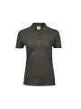 TEE JAYS LADIES LUXURY STRETCH POLO deep green personnalisable