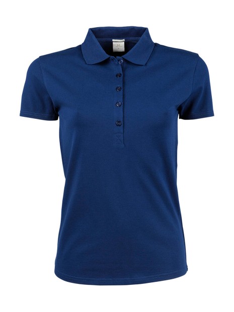 TEE JAYS LADIES LUXURY STRETCH POLO indigo personnalisable
