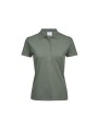 TEE JAYS LADIES LUXURY STRETCH POLO vert feuille personnalisable