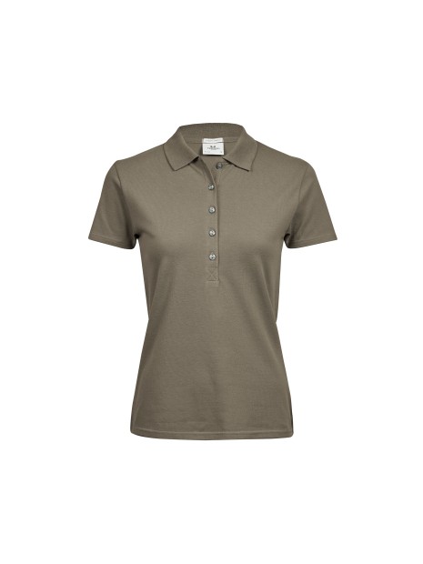 TEE JAYS LADIES LUXURY STRETCH POLO clay personnalisable