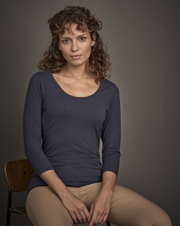 T-shirt TEE JAYS WOMENS STRETCH 3/4 SLEEVE TEE voor bedrukking &amp; borduring