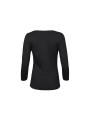 TEE JAYS WOMENS STRETCH 3/4 SLEEVE TEE noir personnalisable