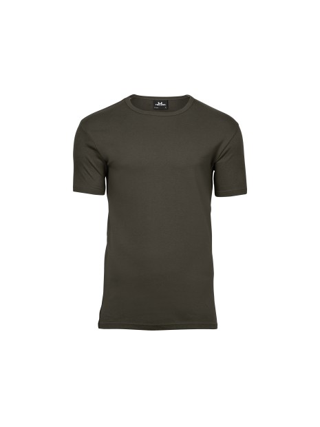 TEE JAYS INTERLOCK TEE Dark Olive personnalisable
