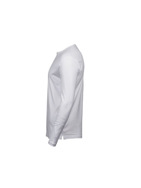 TEE JAYS LONG SLEEVE INTERLOCK TEE blanc personnalisable