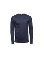 TEE JAYS LONG SLEEVE INTERLOCK TEE bleu marine personnalisable