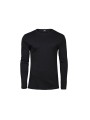 TEE JAYS LONG SLEEVE INTERLOCK TEE noir personnalisable