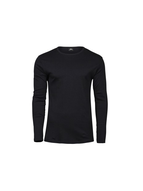 TEE JAYS LONG SLEEVE INTERLOCK TEE noir personnalisable