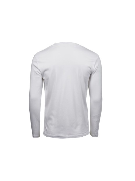 TEE JAYS LONG SLEEVE INTERLOCK TEE blanc personnalisable