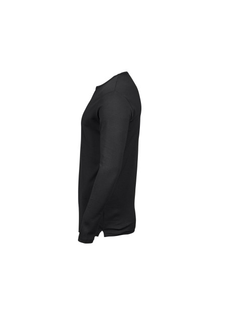 TEE JAYS LONG SLEEVE INTERLOCK TEE noir personnalisable