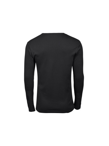TEE JAYS LONG SLEEVE INTERLOCK TEE noir personnalisable