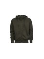 TEE JAYS FASHION FULL ZIP HOOD Dark Olive personnalisable