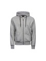 TEE JAYS FASHION FULL ZIP HOOD heather grey personnalisable