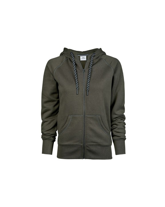 TEE JAYS LADIES FASHION FULL ZIP HOOD Sweatshirt personalisierbar