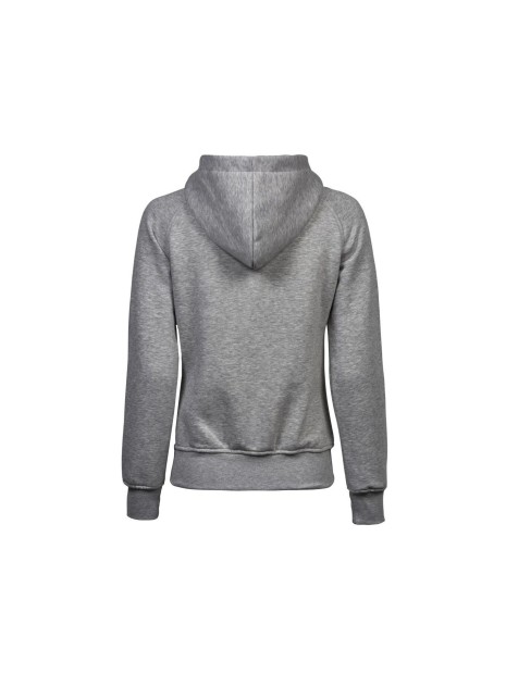 TEE JAYS LADIES FASHION FULL ZIP HOOD heather grey personnalisable