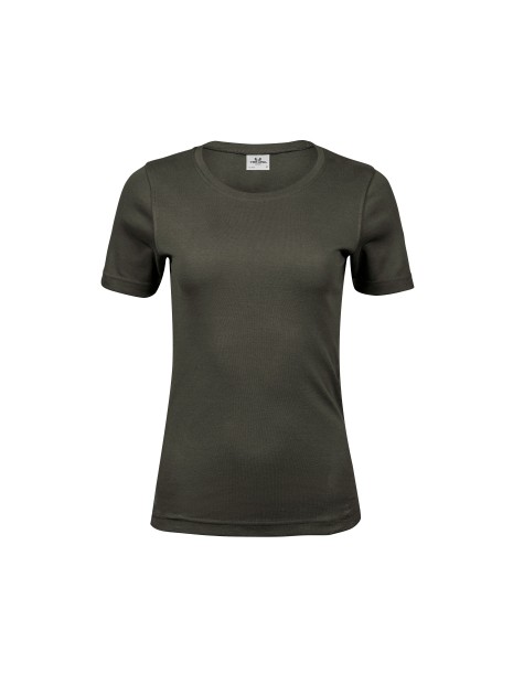 TEE JAYS LADIES INTERLOCK TEE deep green personnalisable
