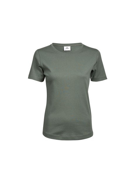 TEE JAYS LADIES INTERLOCK TEE vert feuille personnalisable